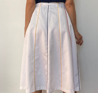 Midi stripe skirt