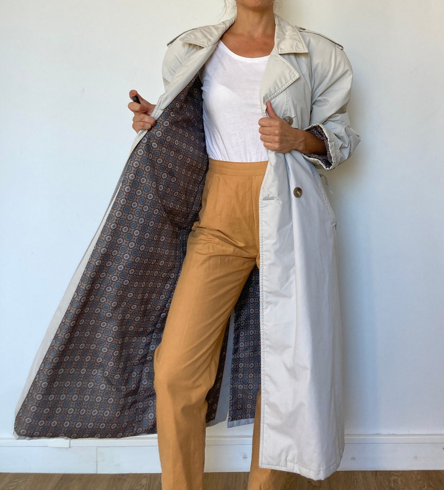 Ivory Trench Coat