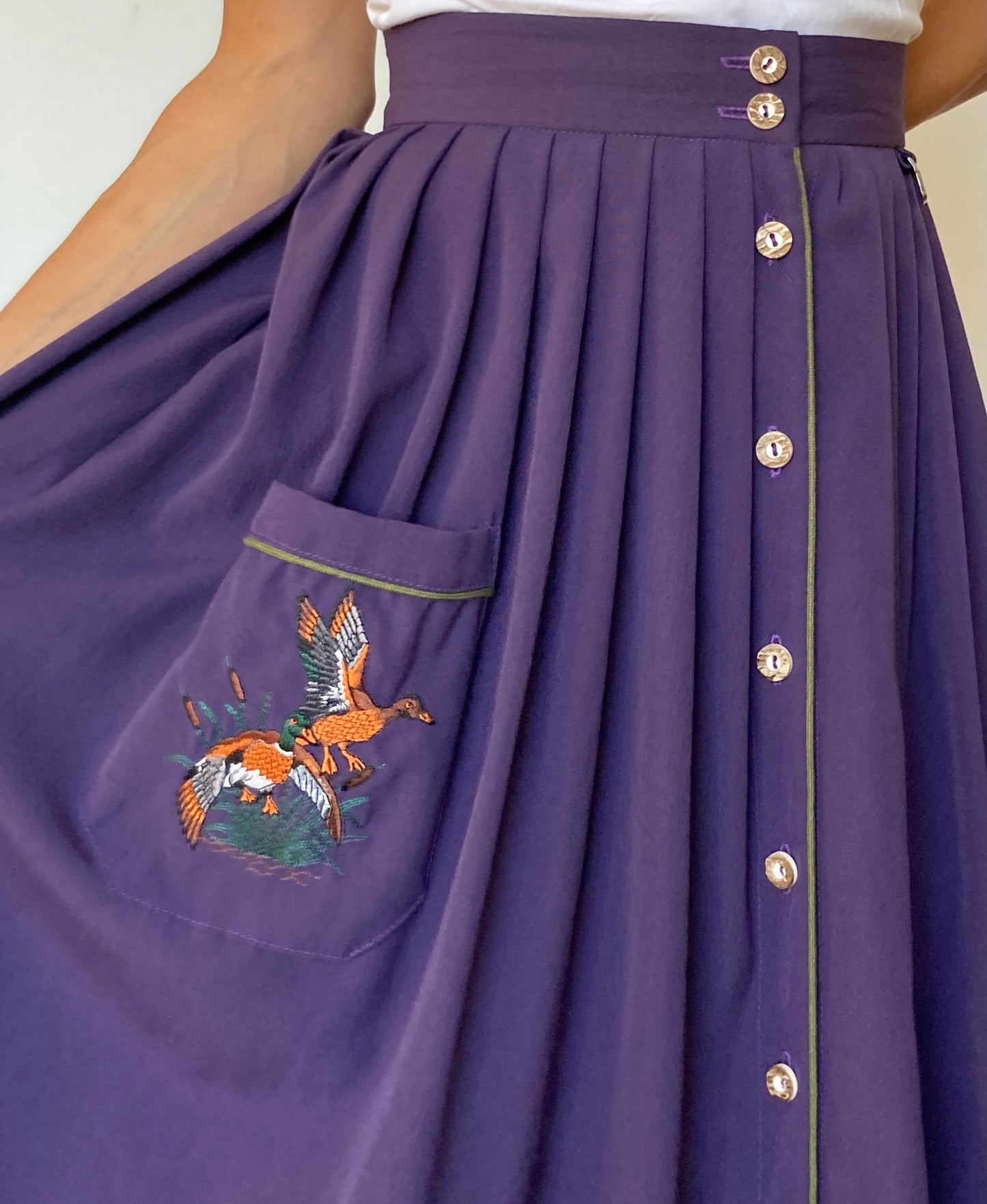 Purple skirt