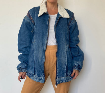 Sherpa denim Jacket