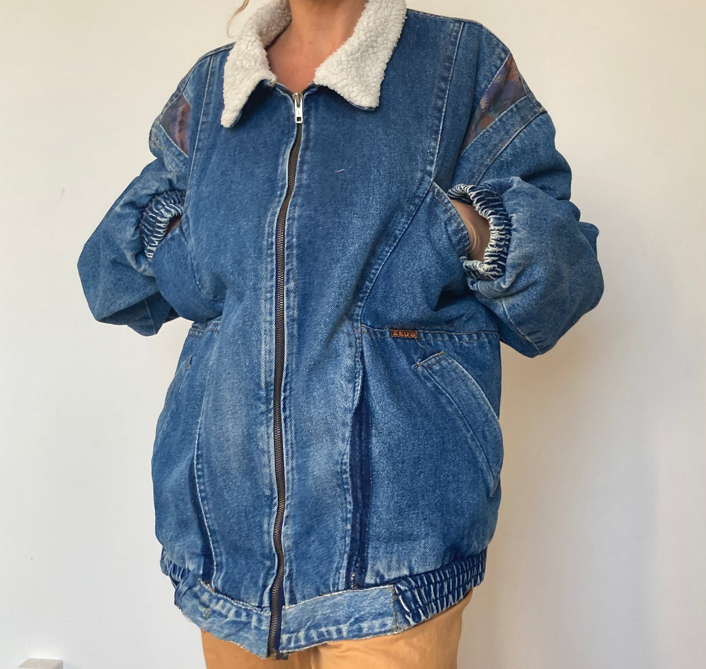 Sherpa denim Jacket