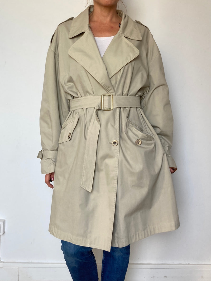 Beige Trench Coat