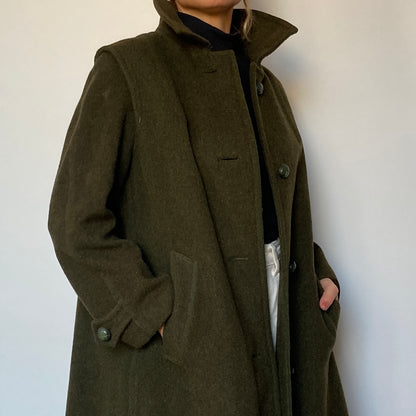 Green wool Coat