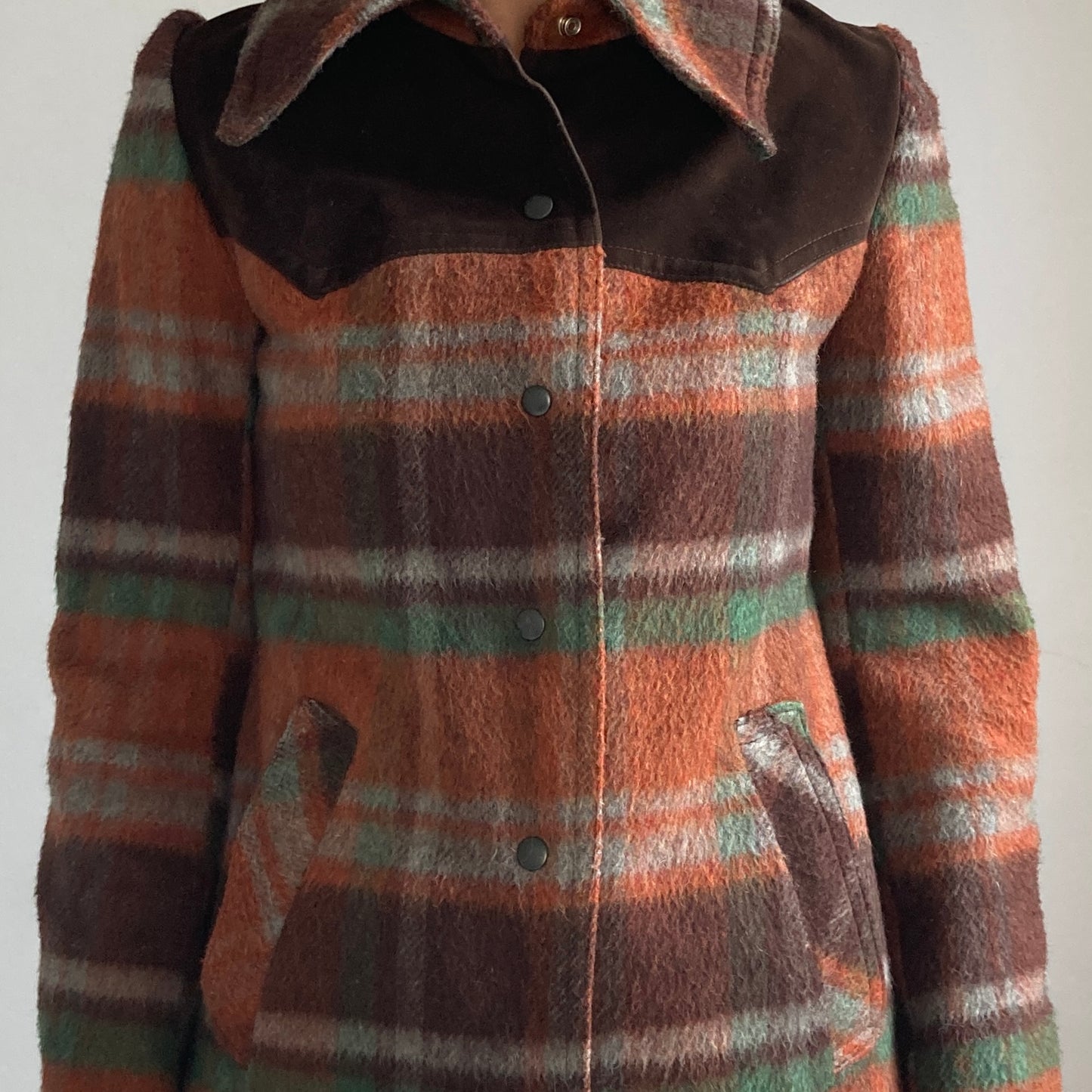 Plaid Wool Blazer