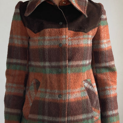 Plaid Wool Blazer