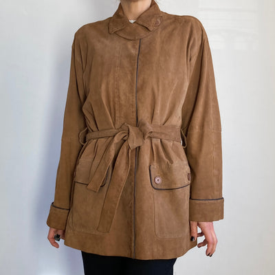 LOEWE Suede Coat