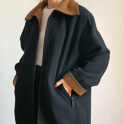 Black Wool Coat