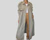 Beige Long Trench Coat