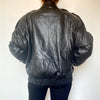 Black Bomber leather jacket