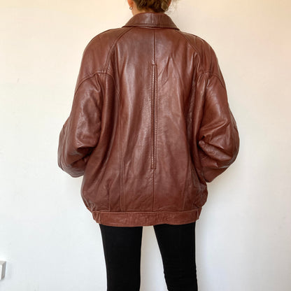 Burgundy Bomber Jacket