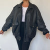 Aviator Bomber leather jacket