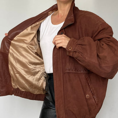 Brown Bomber jacket