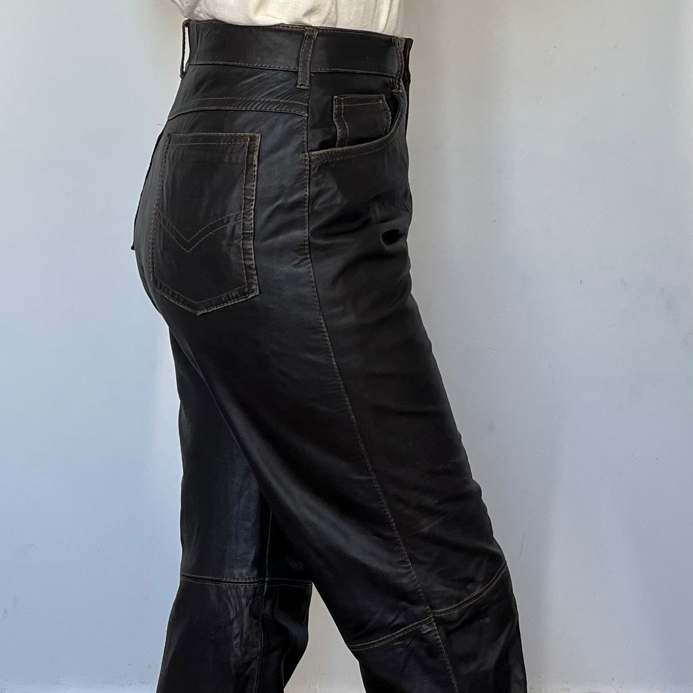 Brown Leather trousers