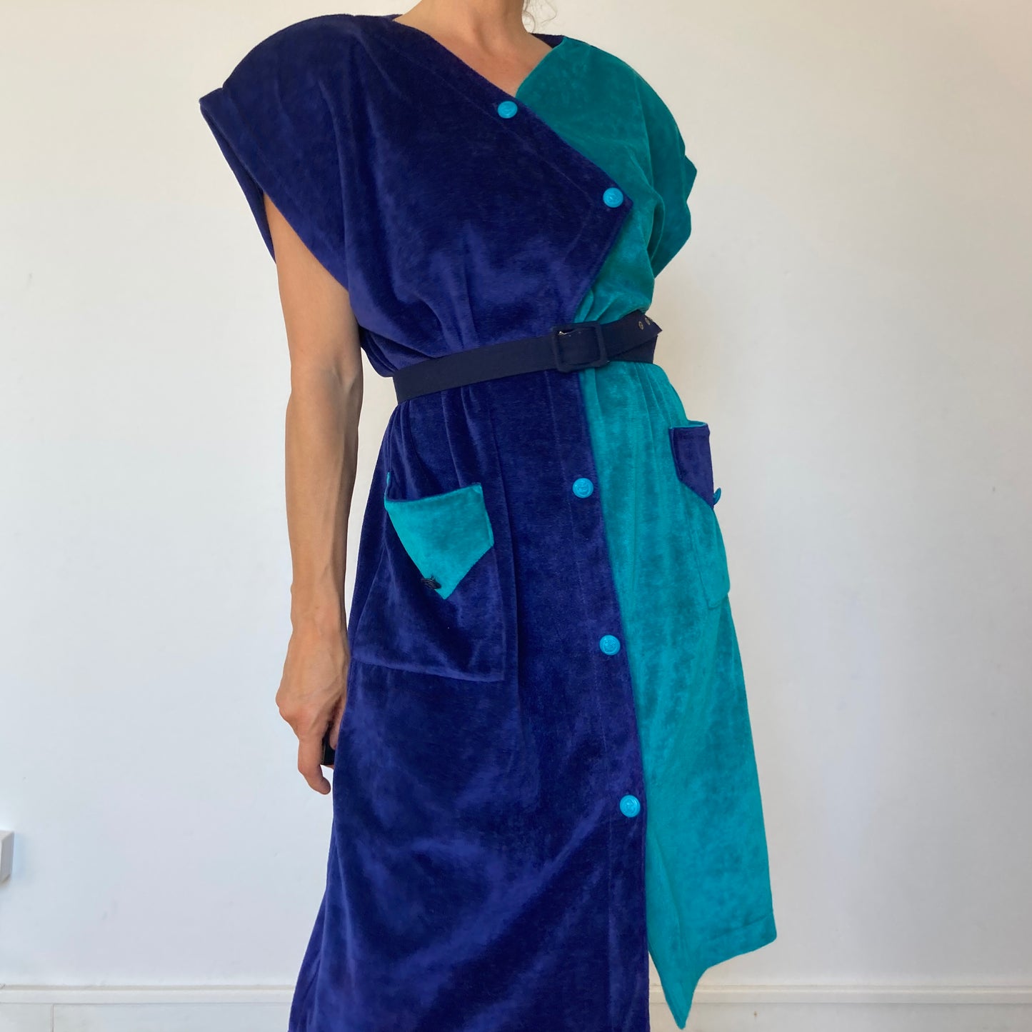 Blue & Turquoise Mod Dress