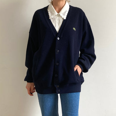 Blue Lacoste Cardigan