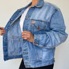 Oversized denim jacket