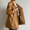 Camel leather jacket