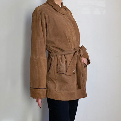 LOEWE Suede Coat