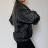 Black Bomber leather jacket