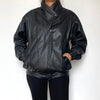 Bomber leather jacket