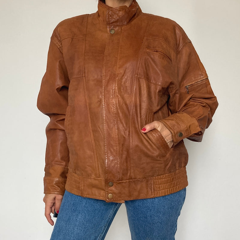 Brown Bomber jacket