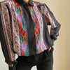 Black & Multicolour blouse