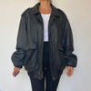 Aviator Bomber leather jacket