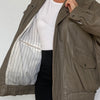 Light brown Bomber leather jacket