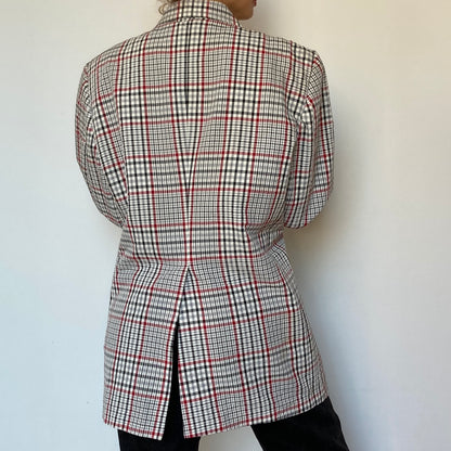 Plaid Blazer