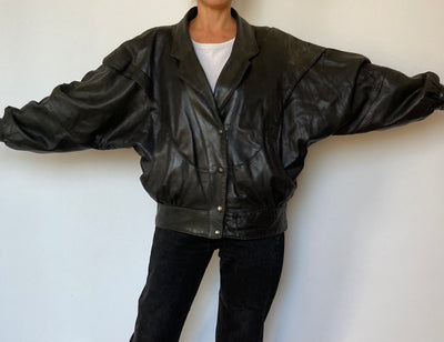 Bomber leather Jacket