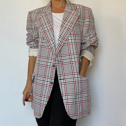 Plaid Blazer