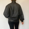 Bomber leather jacket