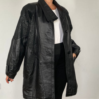 Overcoat Leather jacket