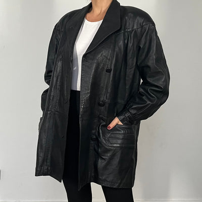 Overcoat Leather jacket