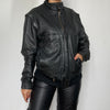 Bomber leather Vest-Jacket