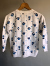 White&Blue knitted Pullover