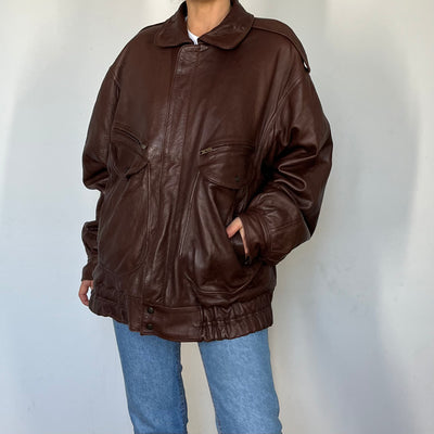 Vintage Brown Bomber jacket