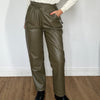 Green Leather trousers