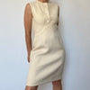 Beige Mod Dress