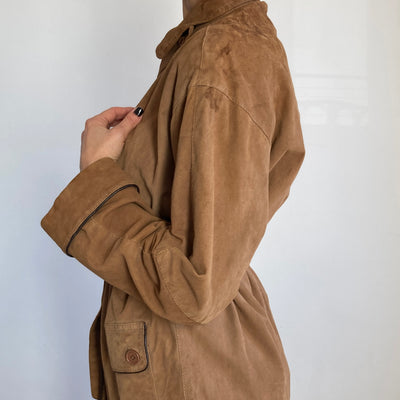 LOEWE Suede Coat