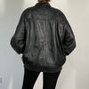 Bomber leather jacket