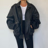 Aviator Bomber leather jacket