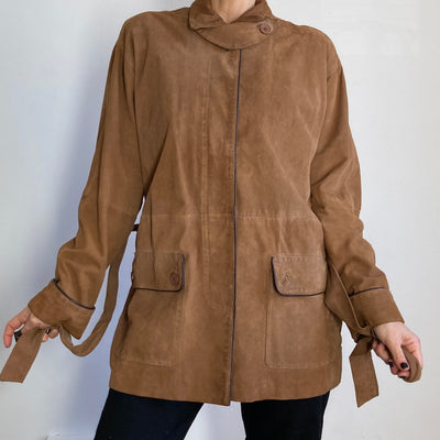 LOEWE Suede Coat