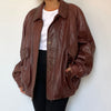 Burgundy Bomber Jacket