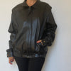 Bomber leather jacket