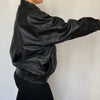 Bomber leather jacket