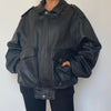 Aviator Bomber leather jacket