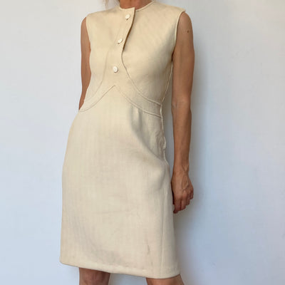 Beige Mod Dress