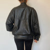 Bomber leather jacket