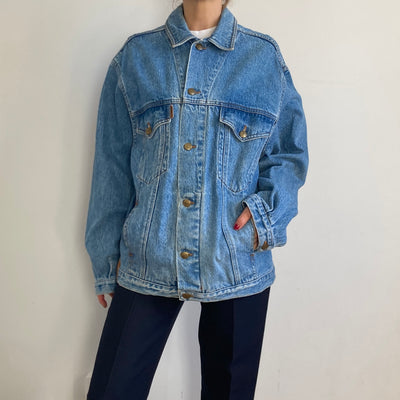 Oversized denim jacket